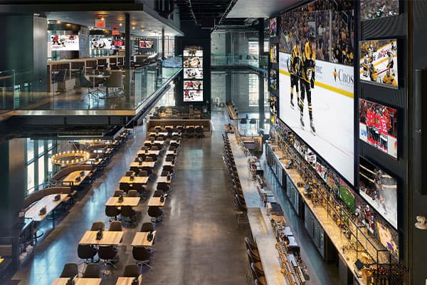 Interior View of Banners Kitchen & Tap including the Dream Screen